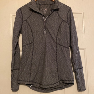 Tangerine Quarter Zip Top